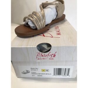 Girls Blowfish Strappy Sandal rose gold   Size 12